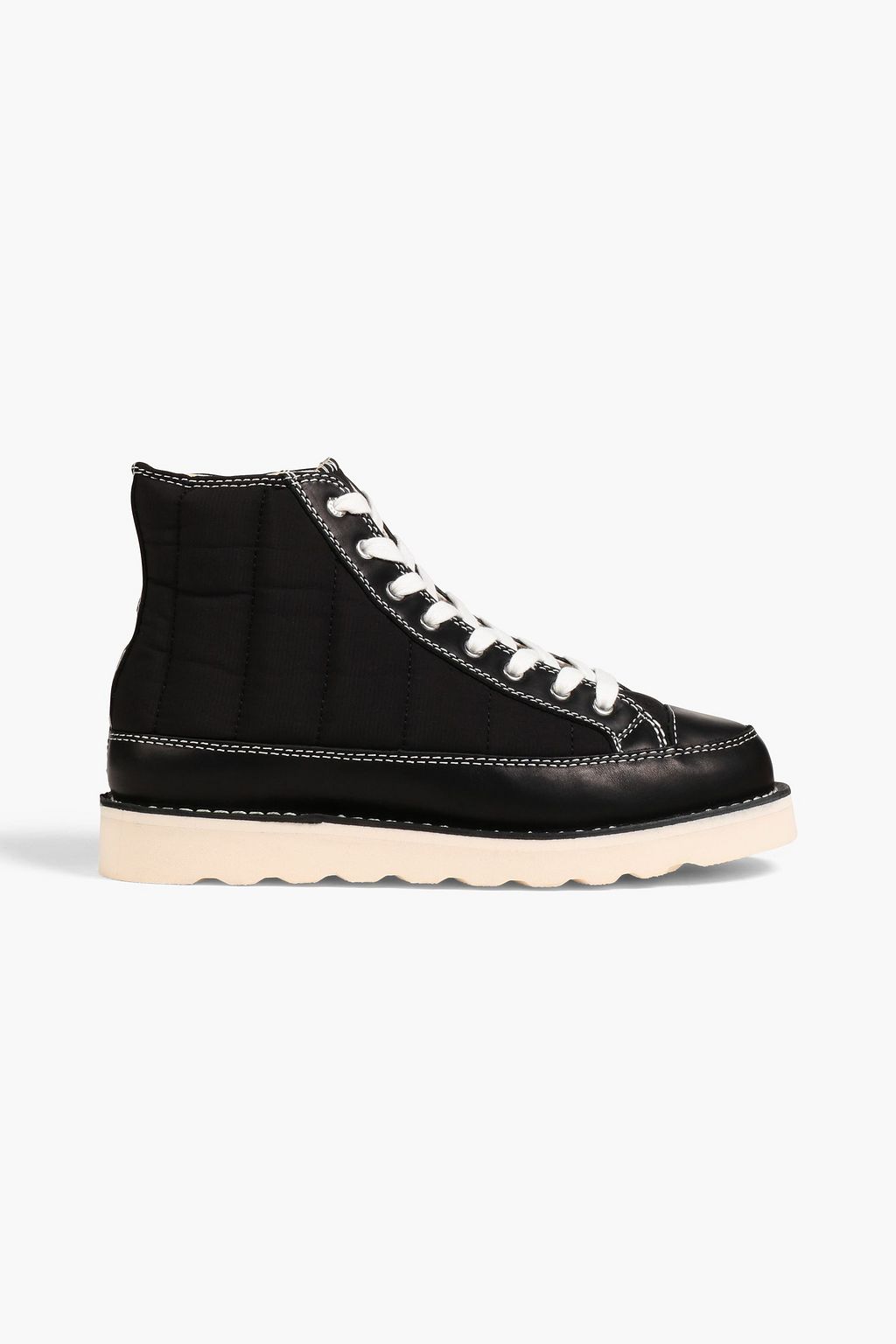 GOOD NEWS Roopa quilted shell high-top sneakers | THE OUTNET