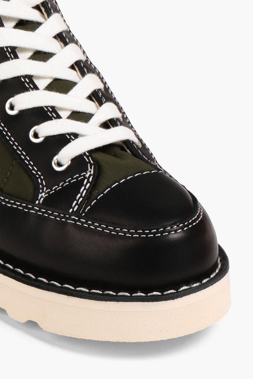 GOOD NEWS Roopa quilted shell high-top sneakers