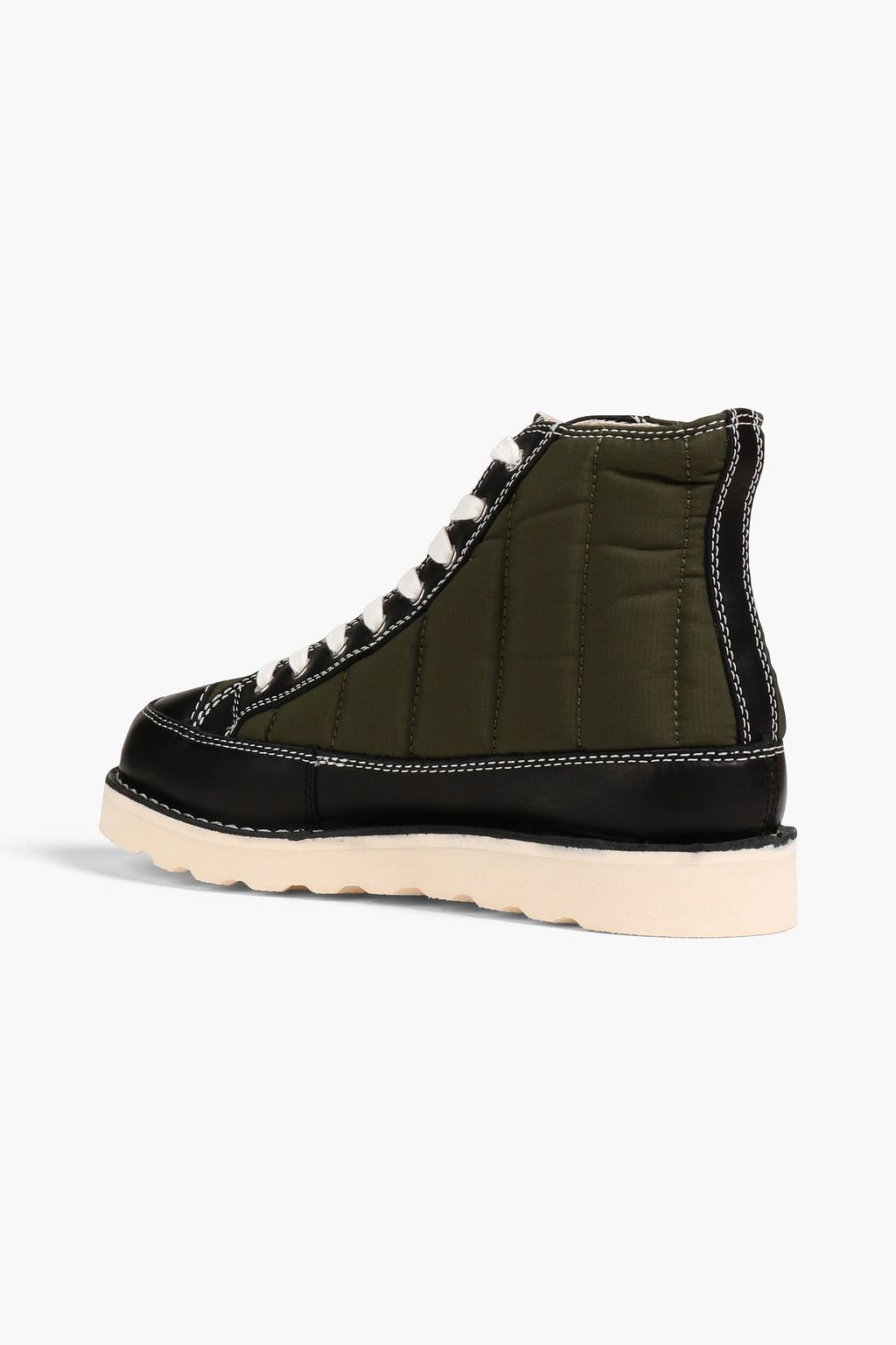 GOOD NEWS Roopa quilted shell high-top sneakers