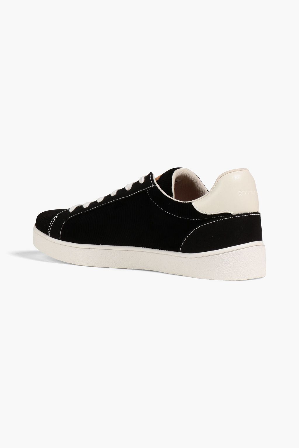 GOOD NEWS Venus corduroy and canvas sneakers