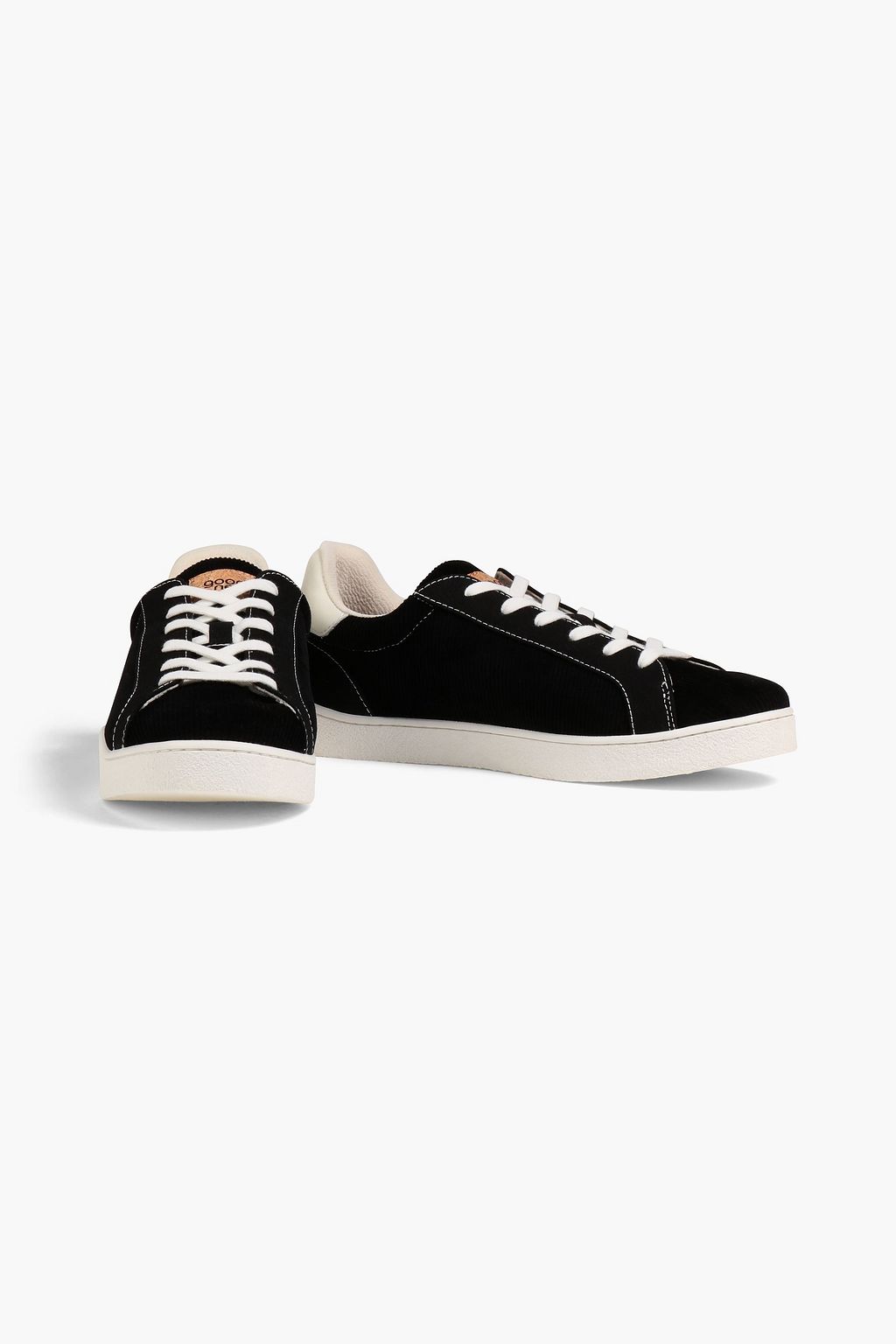 GOOD NEWS Venus corduroy and canvas sneakers