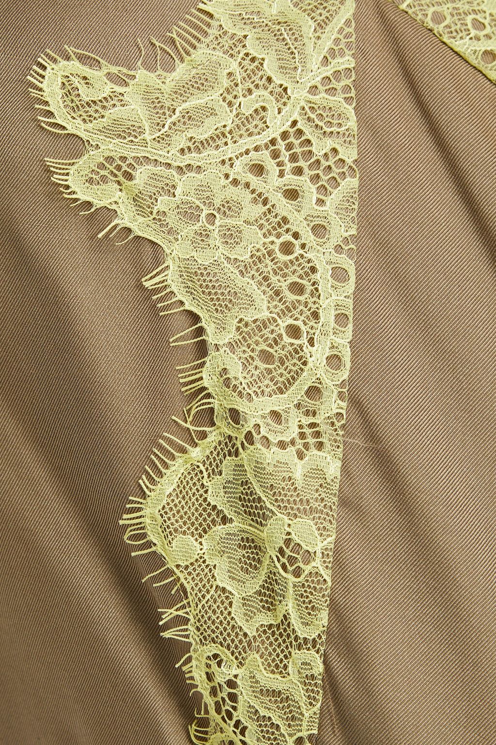 RAG & BONE Logan lace-trimmed silk-blend charmeuse camisole