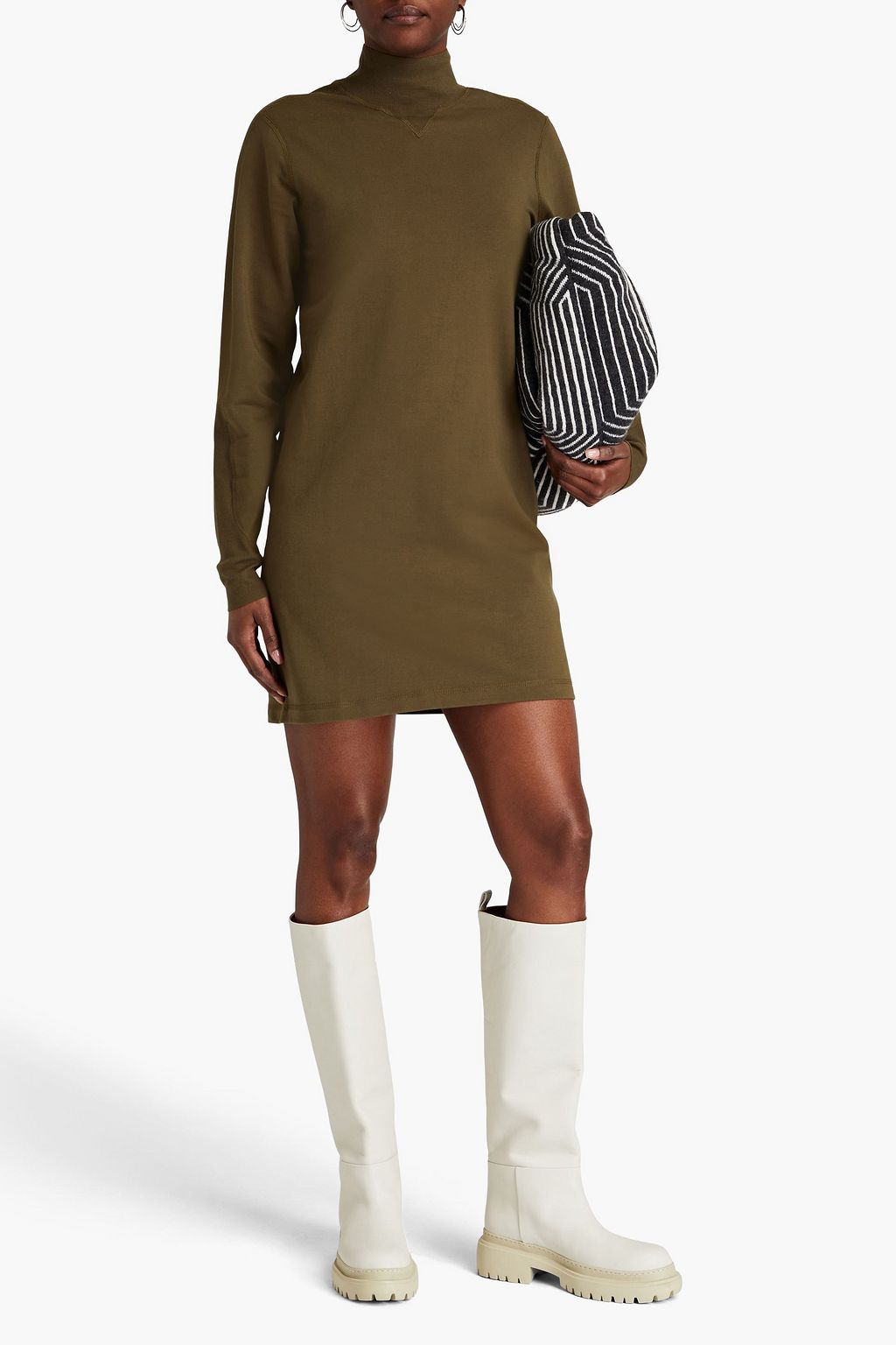 RAG & BONE Minikleid aus Jersey aus Stretch-Baumwolle