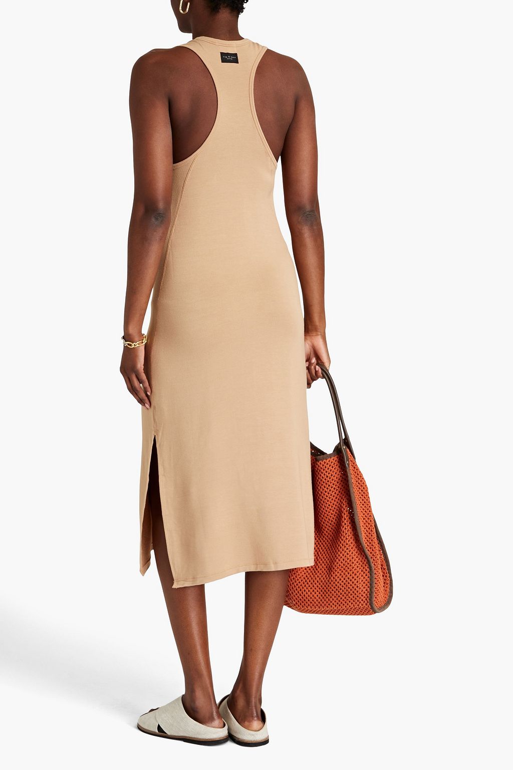 RAG & BONE Sydney stretch-modal jersey midi dress