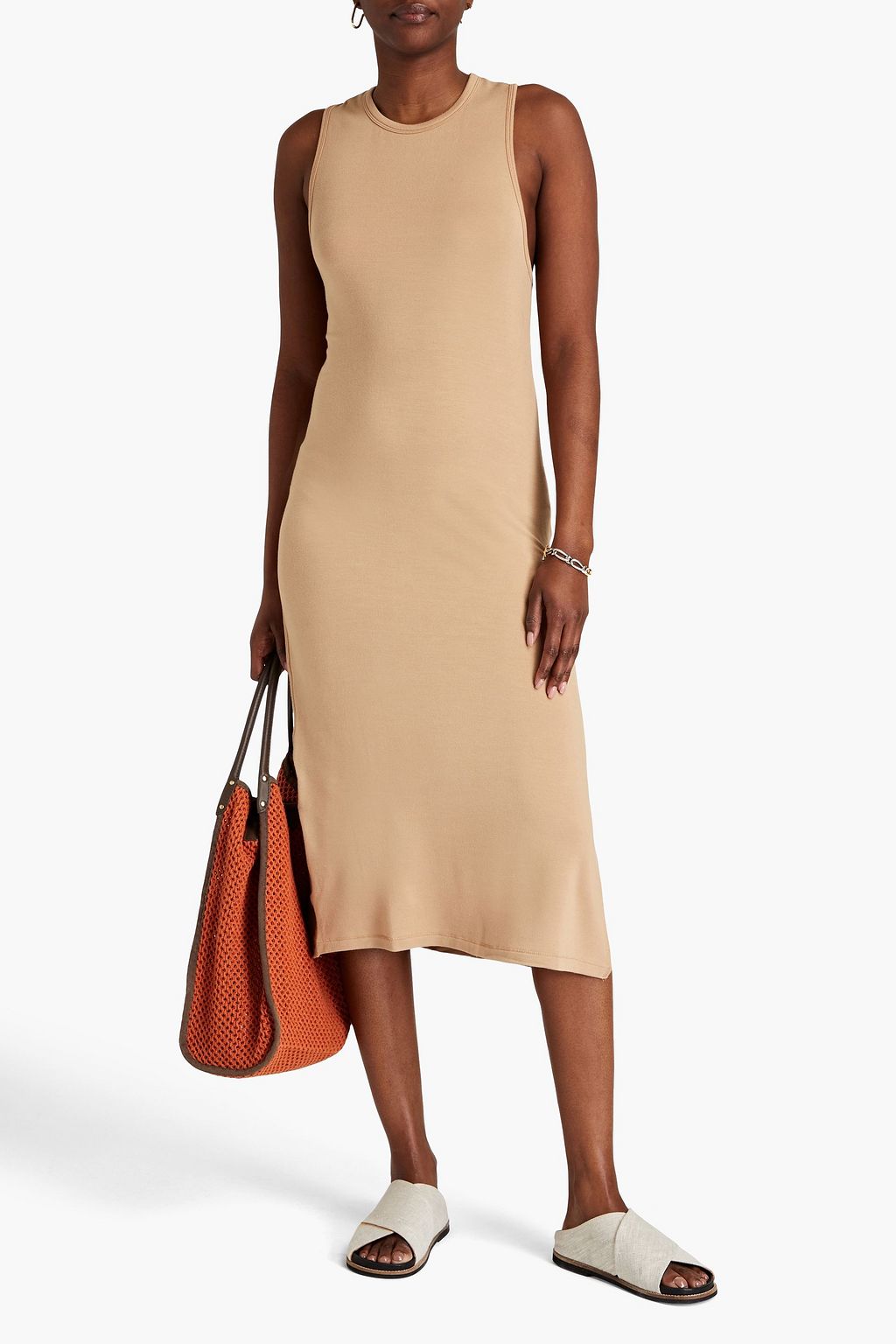 RAG & BONE Sydney stretch-modal jersey midi dress