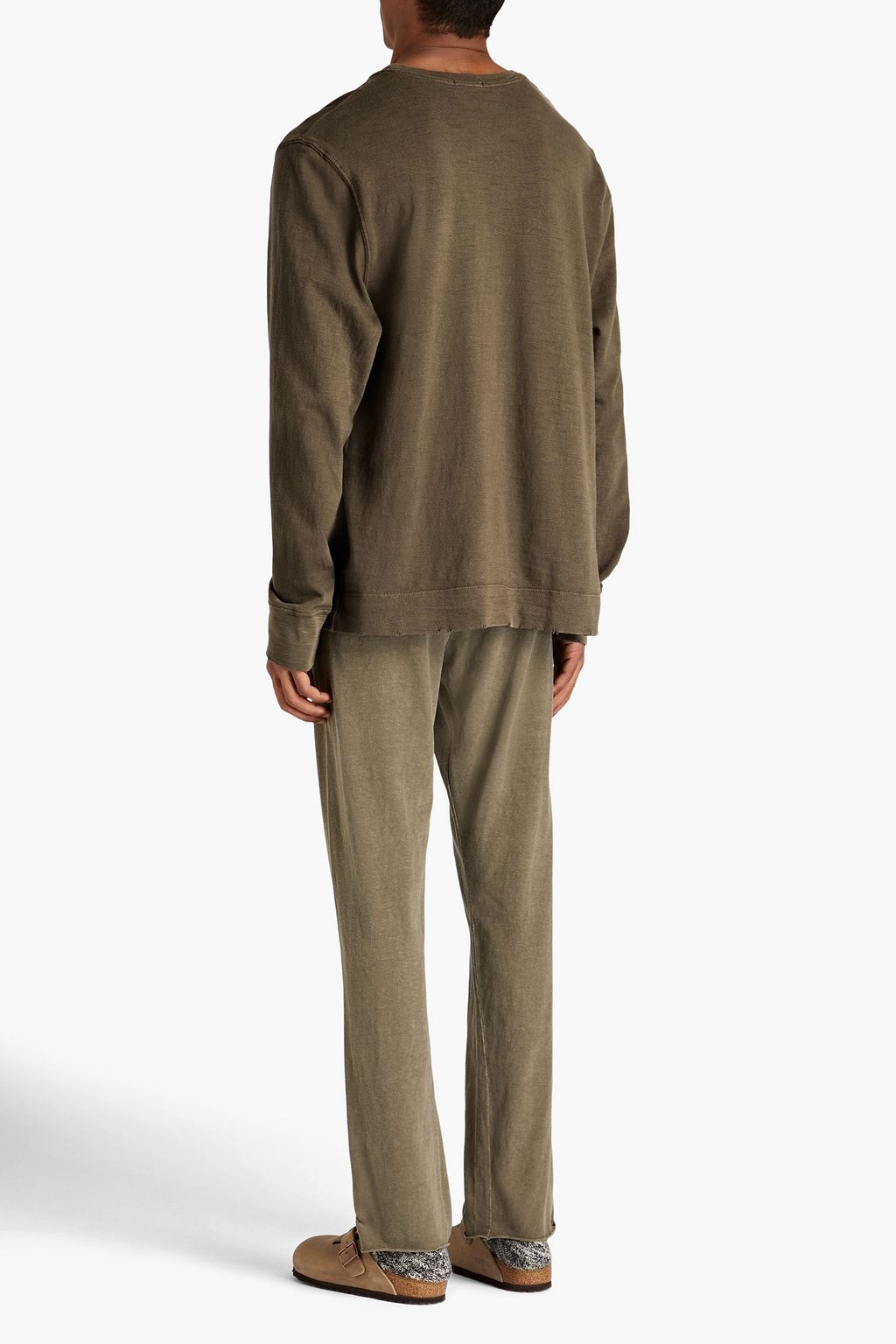 JAMES PERSE Slub cotton-jersey T-shirt
