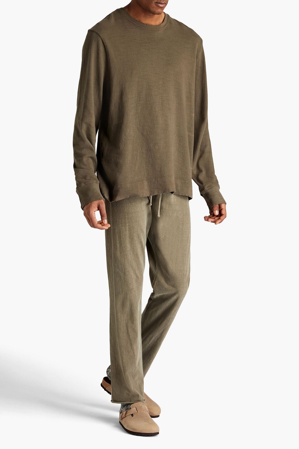JAMES PERSE Slub cotton-jersey T-shirt