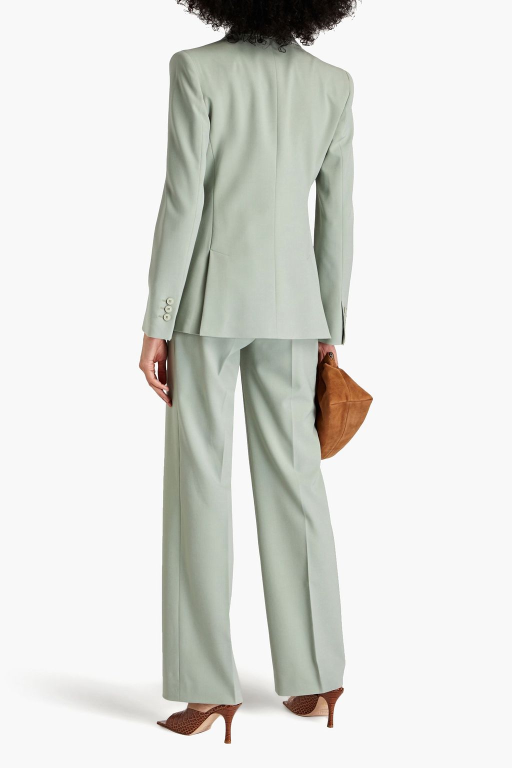 ALBERTA FERRETTI ツイル ストレートレッグパンツ