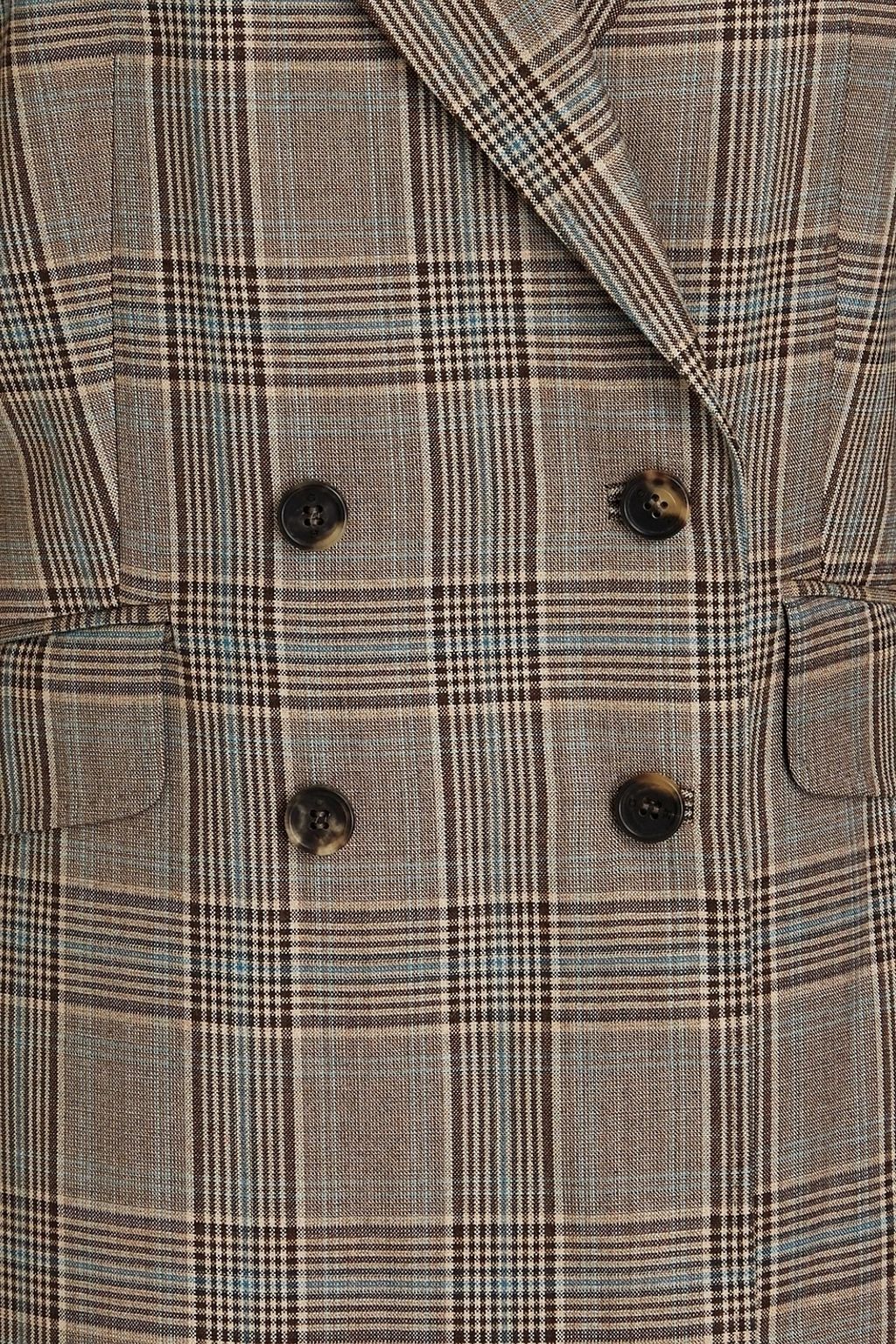 GABRIELA HEARST Angela double-breasted Prince of Wales checked wool blazer