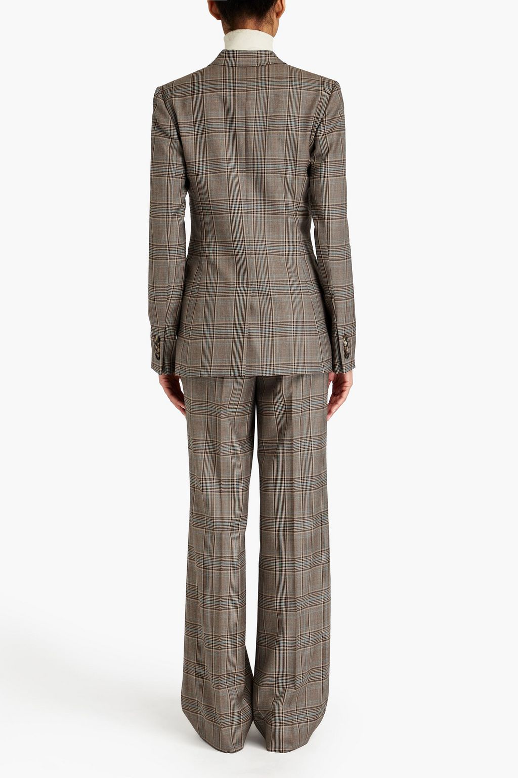 GABRIELA HEARST Angela double-breasted Prince of Wales checked wool blazer