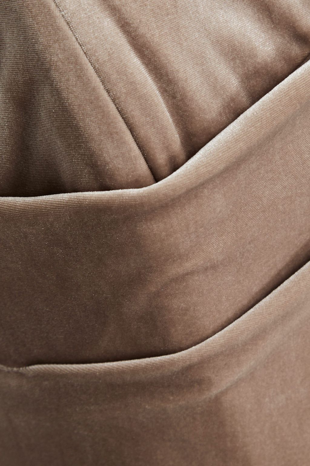 MARCHESA NOTTE 오프 더 숄더 셔닐 드레스