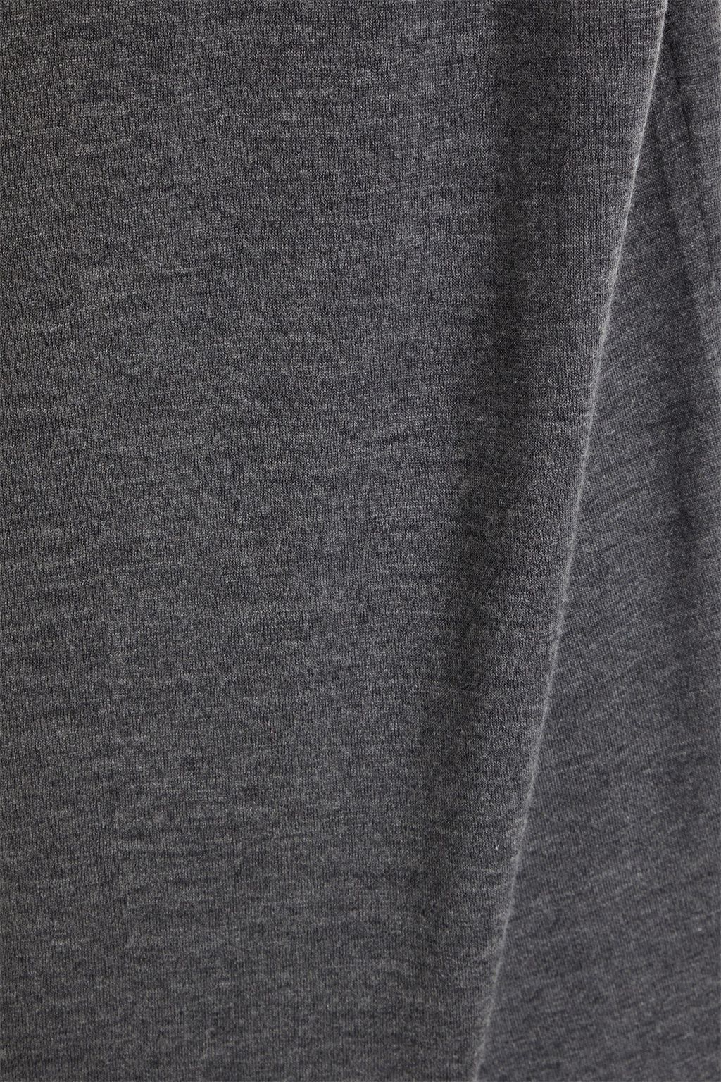 BRUNELLO CUCINELLI Bead-embellished cutout cashmere and silk-blend midi dress
