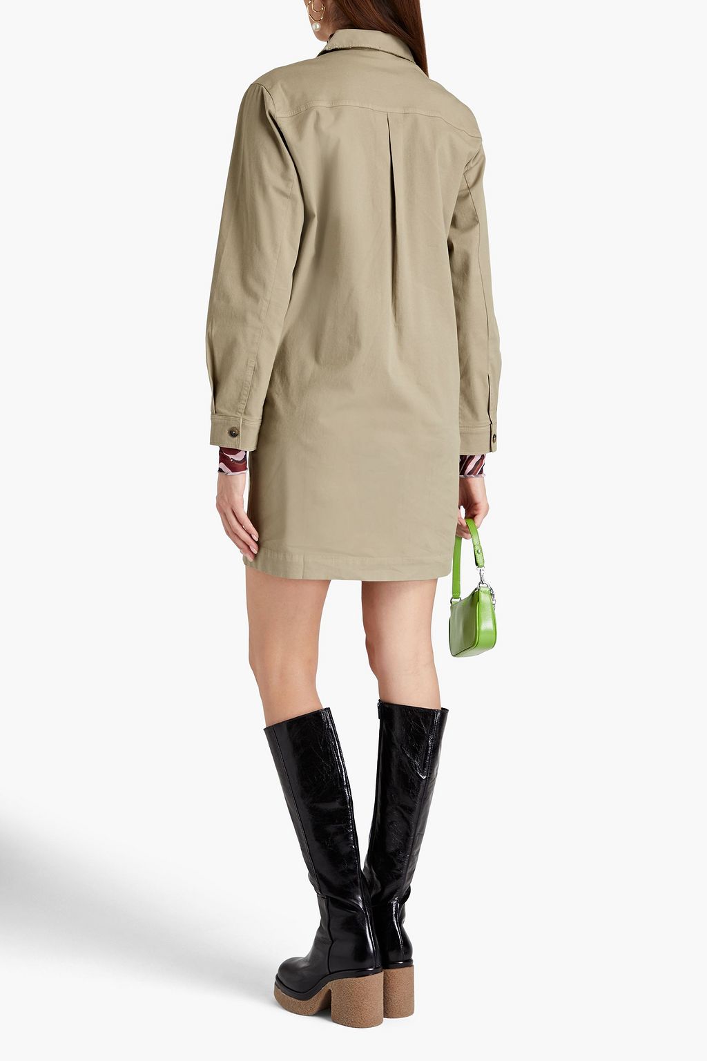 NINETY PERCENT Jacke aus Twill aus Stretch-Baumwolle