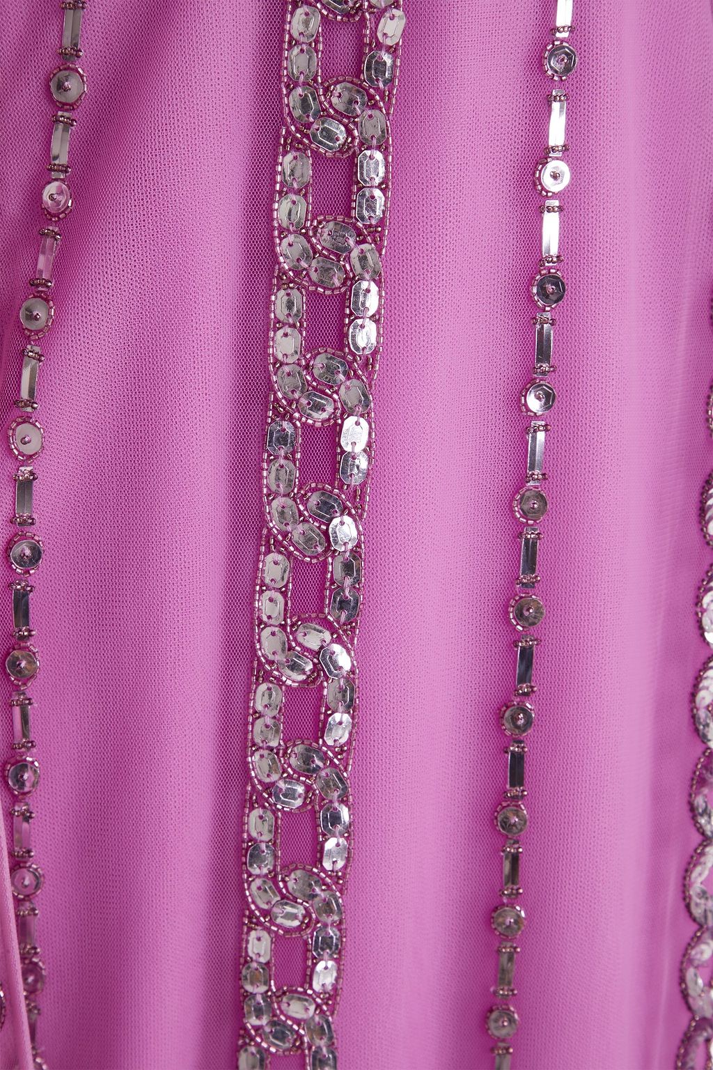 ZUHAIR MURAD Cape-effect embellished tulle gown