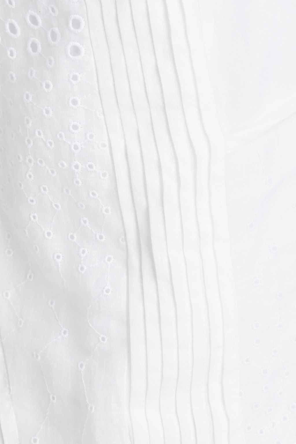 RAG & BONE 핀턱 디테일 브로드리 앙글레즈 탑