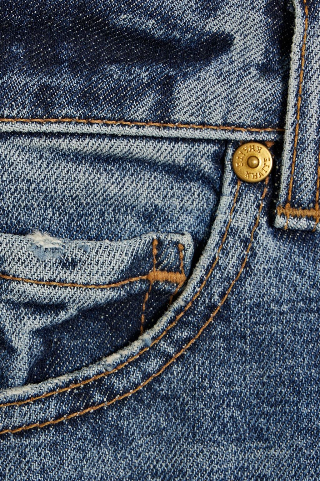 KHAITE Montgomery high-rise slim-leg jeans