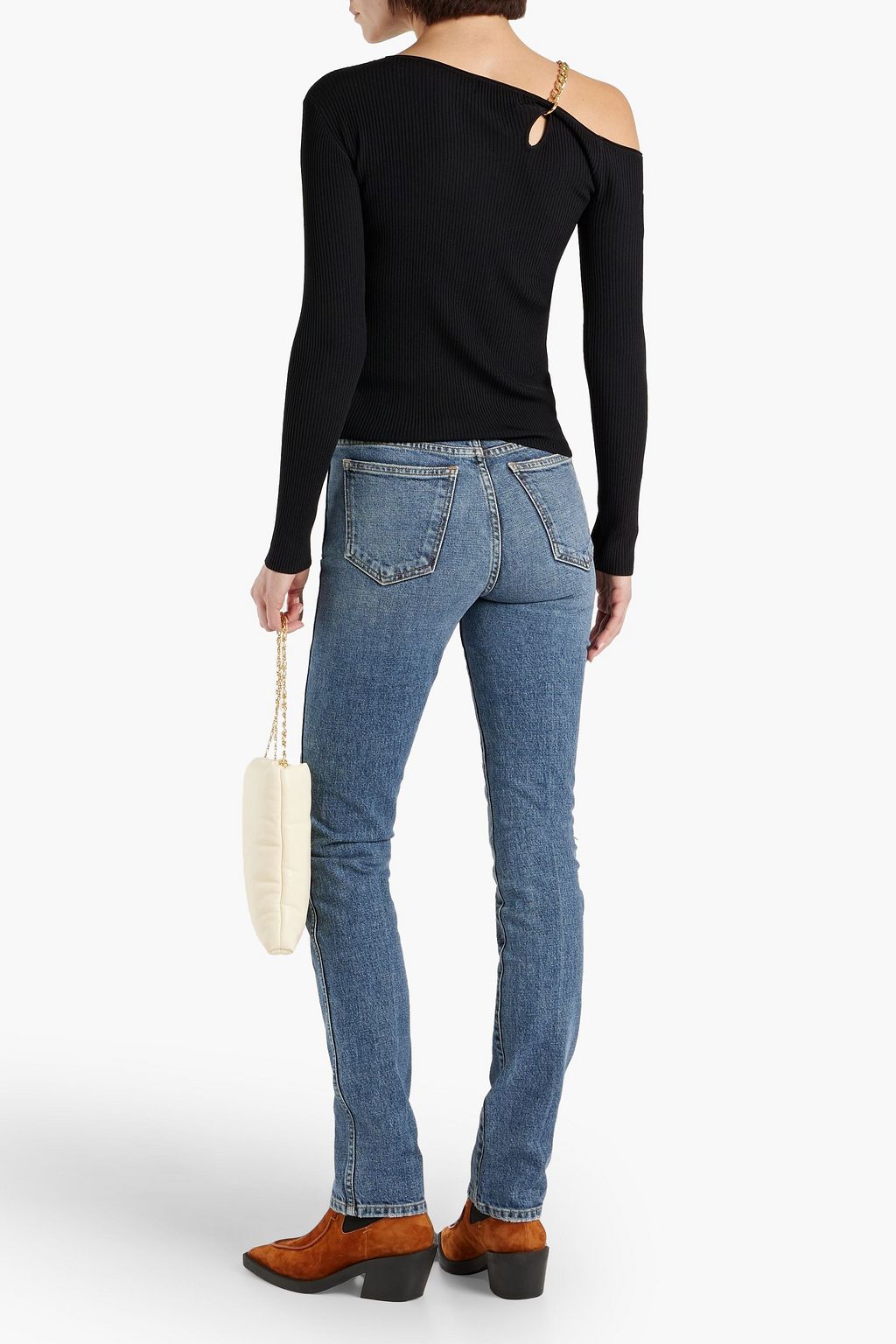 KHAITE Montgomery high-rise slim-leg jeans