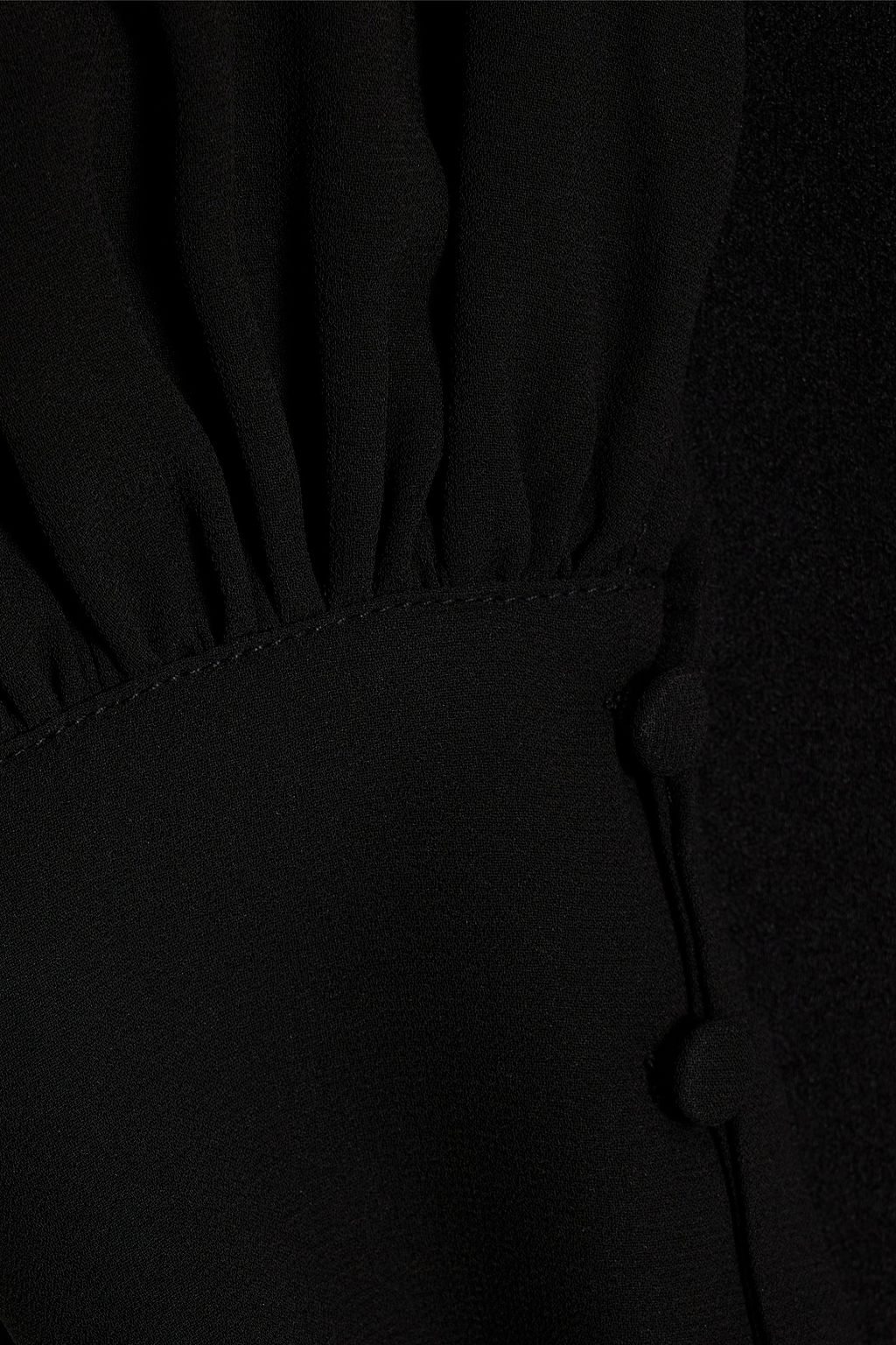 ONE33 SOCIAL Asymmetric cutout crepe de chine mini dress