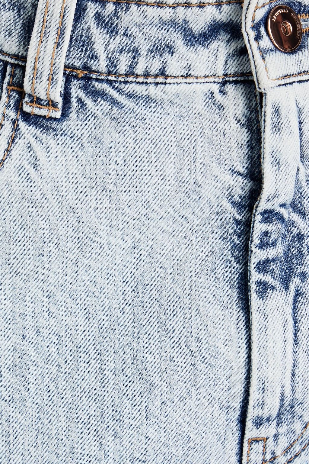 BRUNELLO CUCINELLI Bead-embellished high-rise tapered jeans
