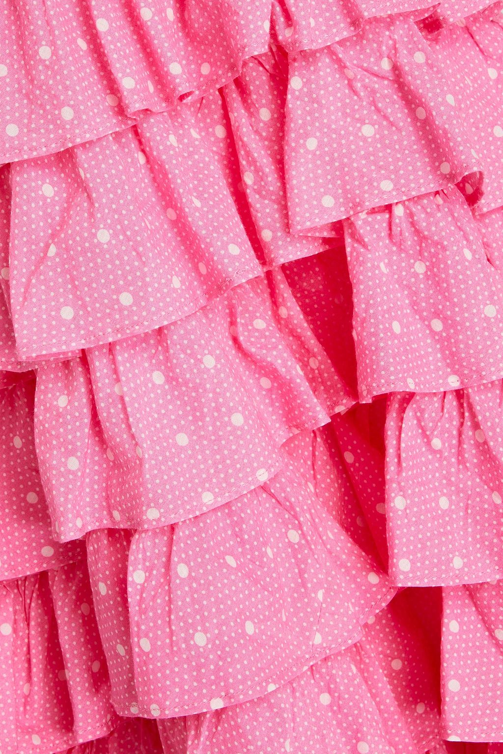 LOVESHACKFANCY Idra polka-dot tiered cotton maxi dress | THE OUTNET