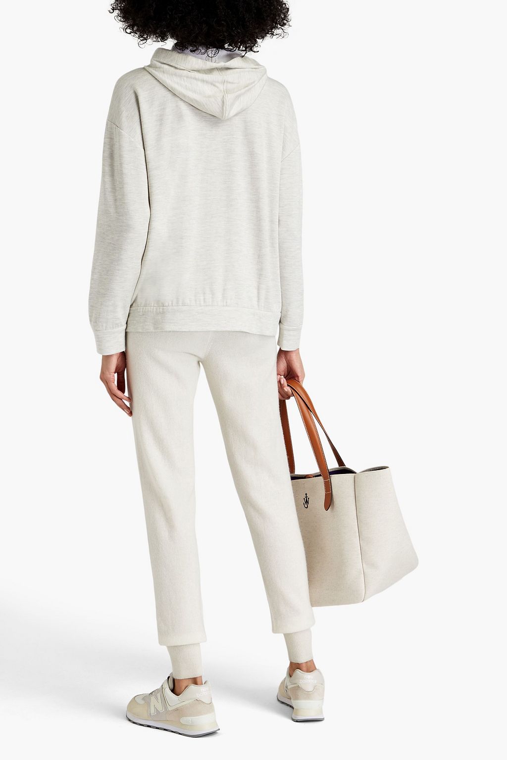 BRUNELLO CUCINELLI 비즈 장식 코튼 혼방 저지 스웻셔츠