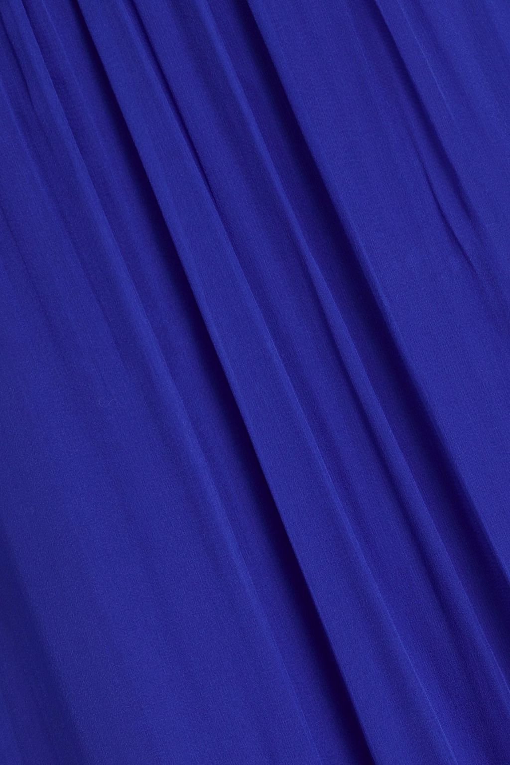 ALBERTA FERRETTI Gathered silk-voile gown