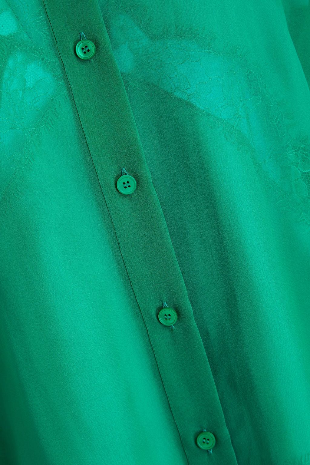 ALBERTA FERRETTI Layered silk-chiffon blouse