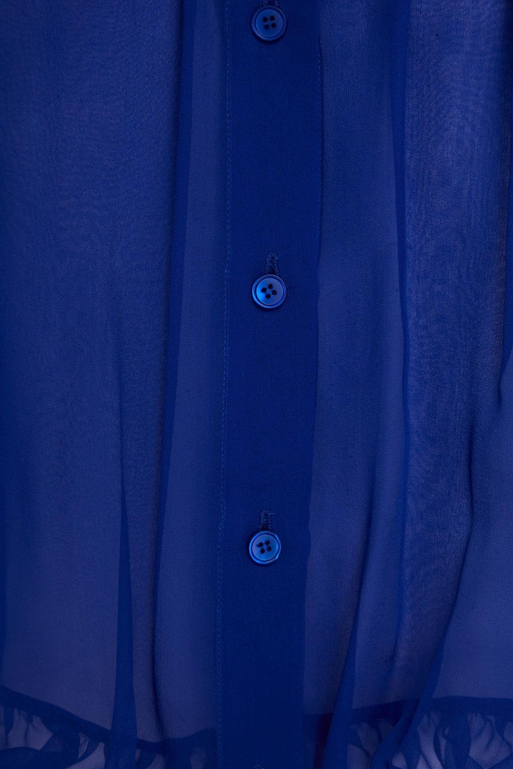 ALBERTA FERRETTI Gathered silk-chiffon top