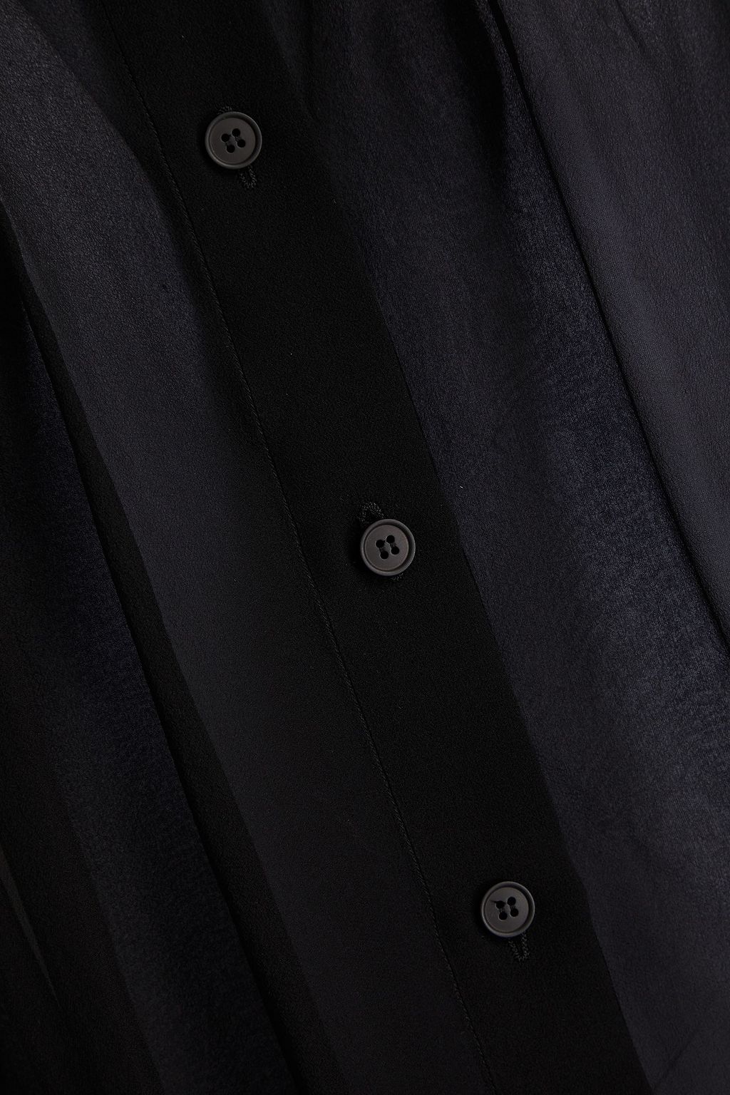 ALBERTA FERRETTI Gerafftes Oberteil aus Seidenchiffon