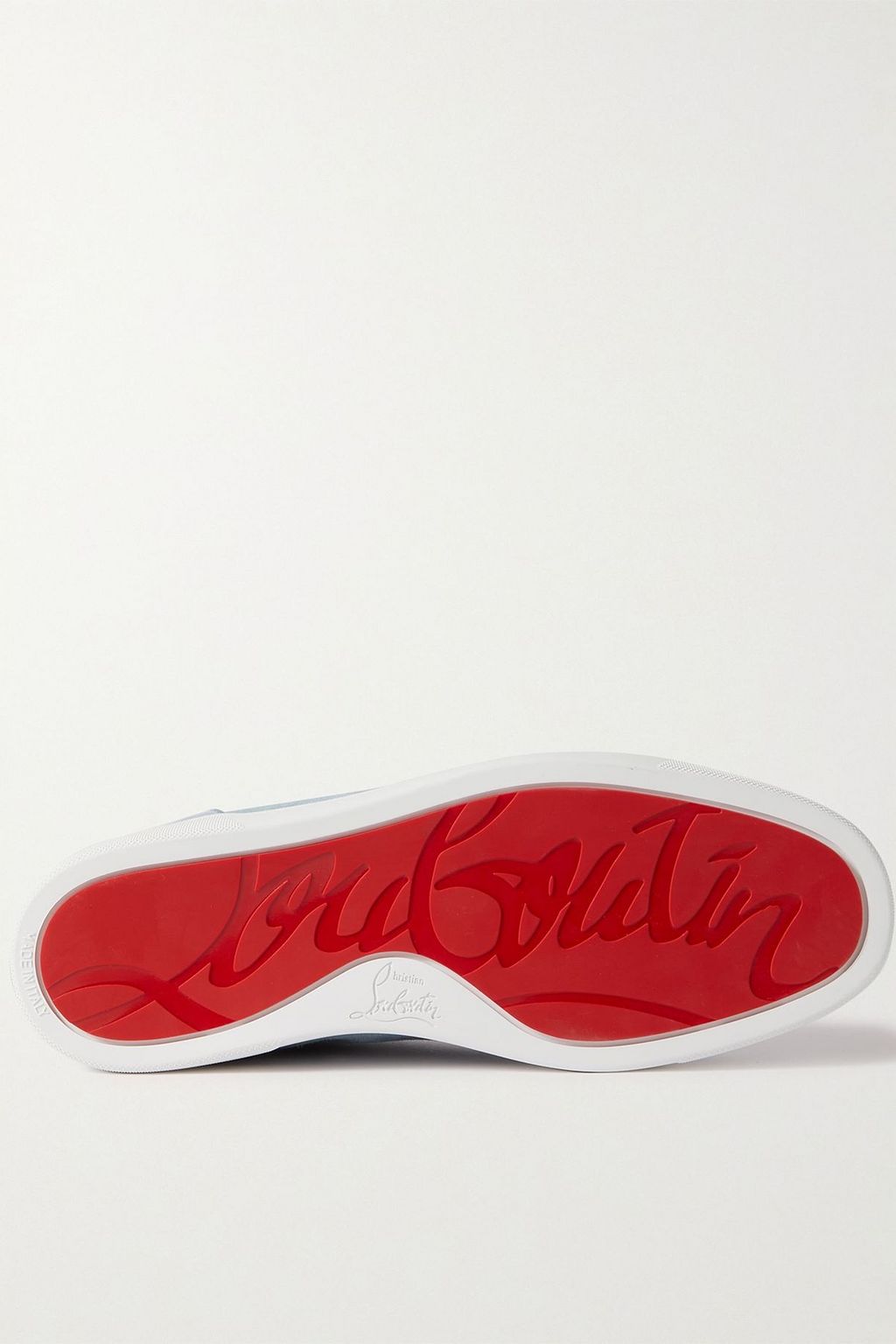 CHRISTIAN LOUBOUTIN Sneakers „Rantulow“ aus Veloursleder