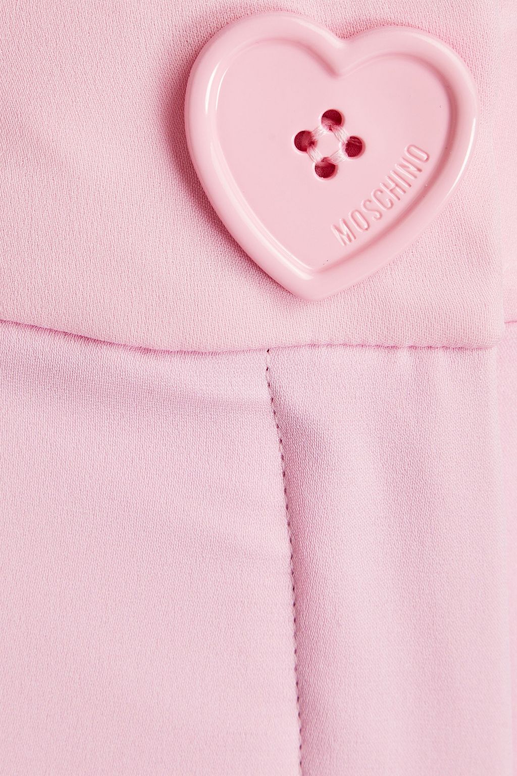 MOSCHINO بنطلون من الشيفون بقصة أرجل واسعة
