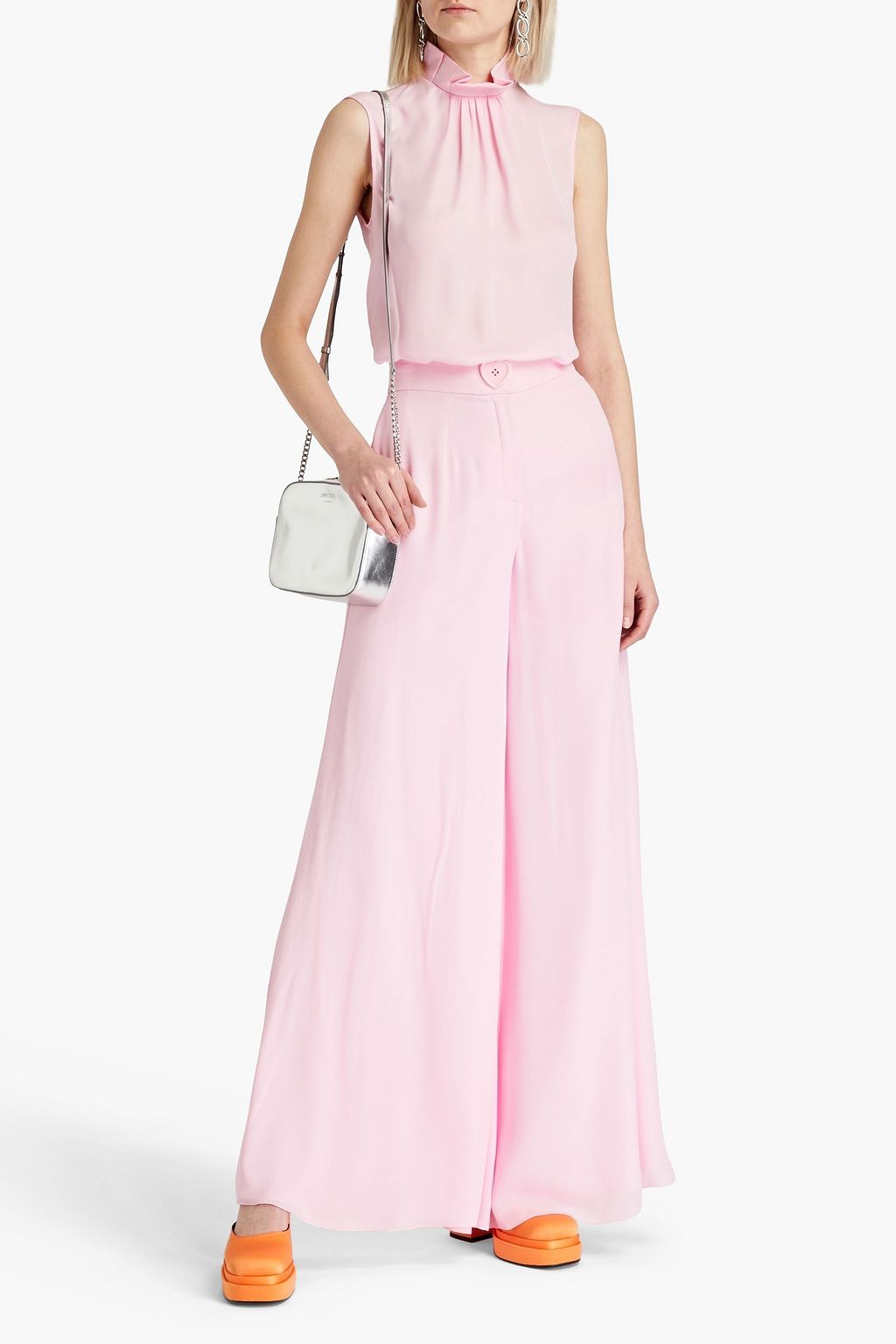 MOSCHINO Silk-chiffon top