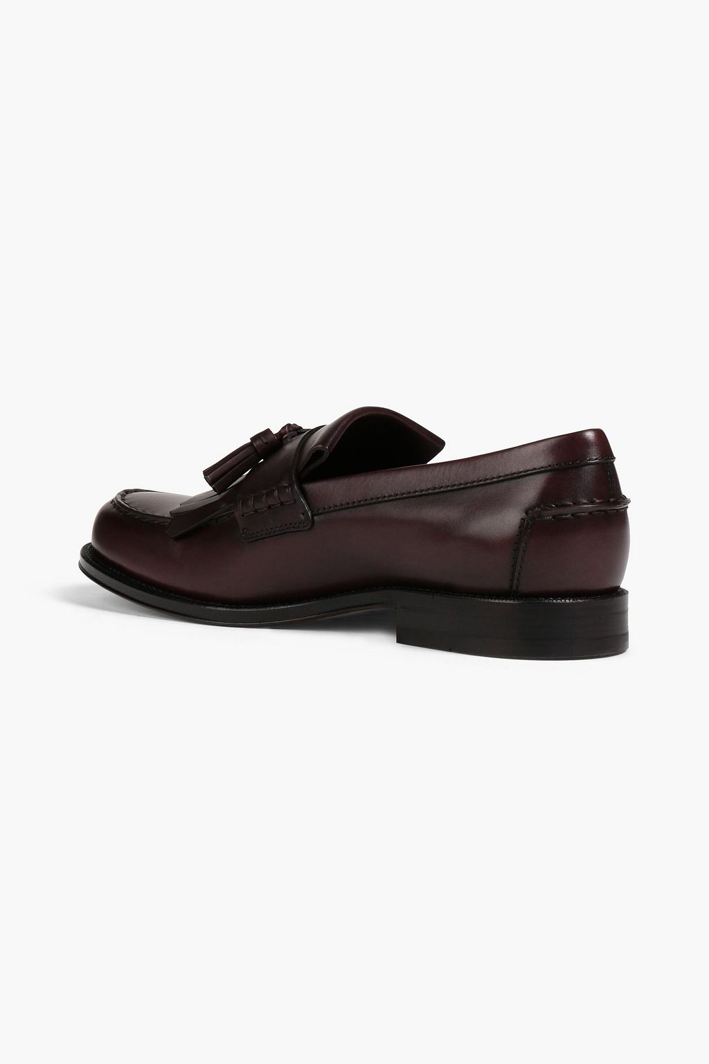 TOD'S Embellished leather penny loafers