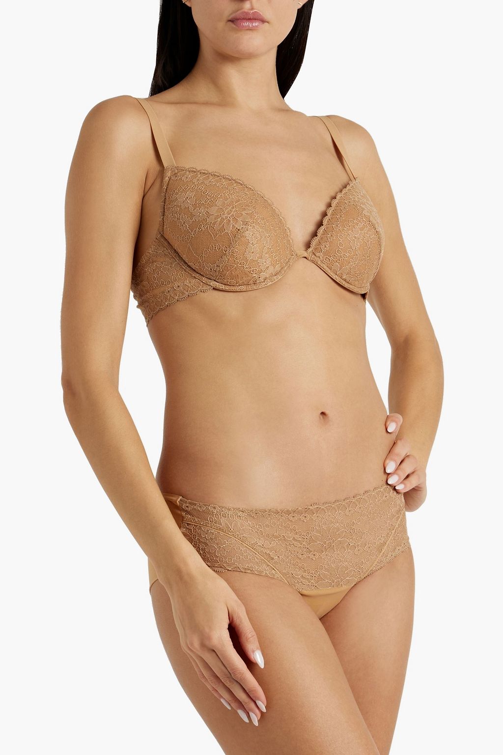 LA PERLA Corded lace underwired bra