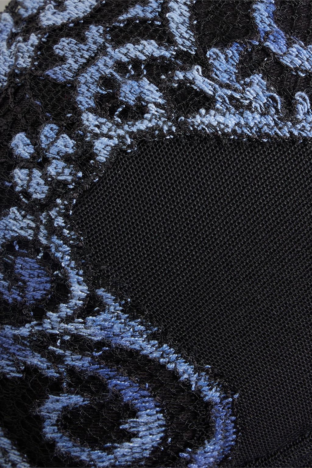 LA PERLA Embroidered mesh underwired triangle bra