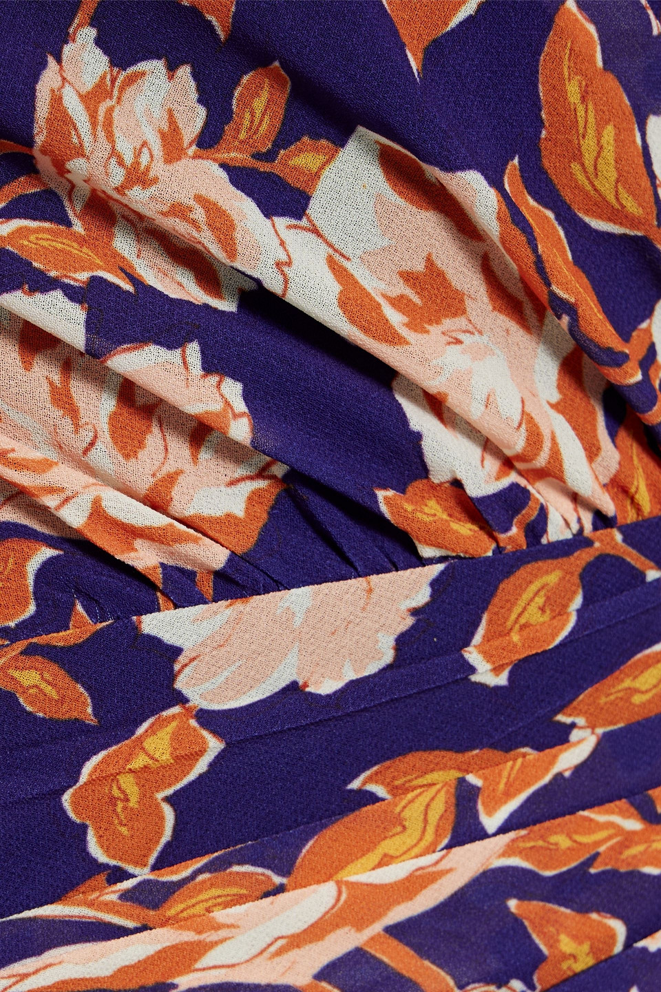Amur Claudia Midi Dress In Orange