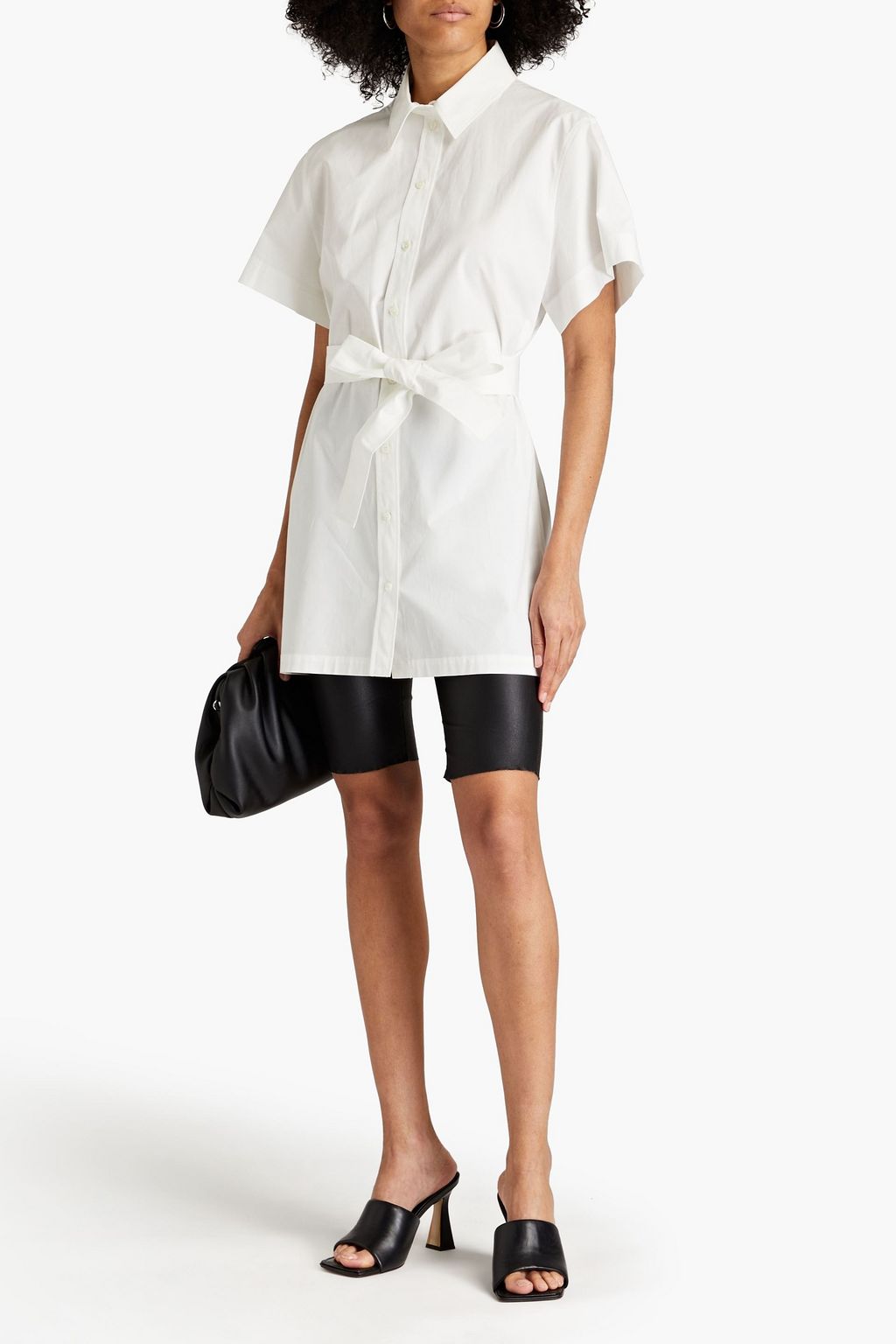 BOUTIQUE MOSCHINO Hemd aus Stretch-Baumwollpopeline