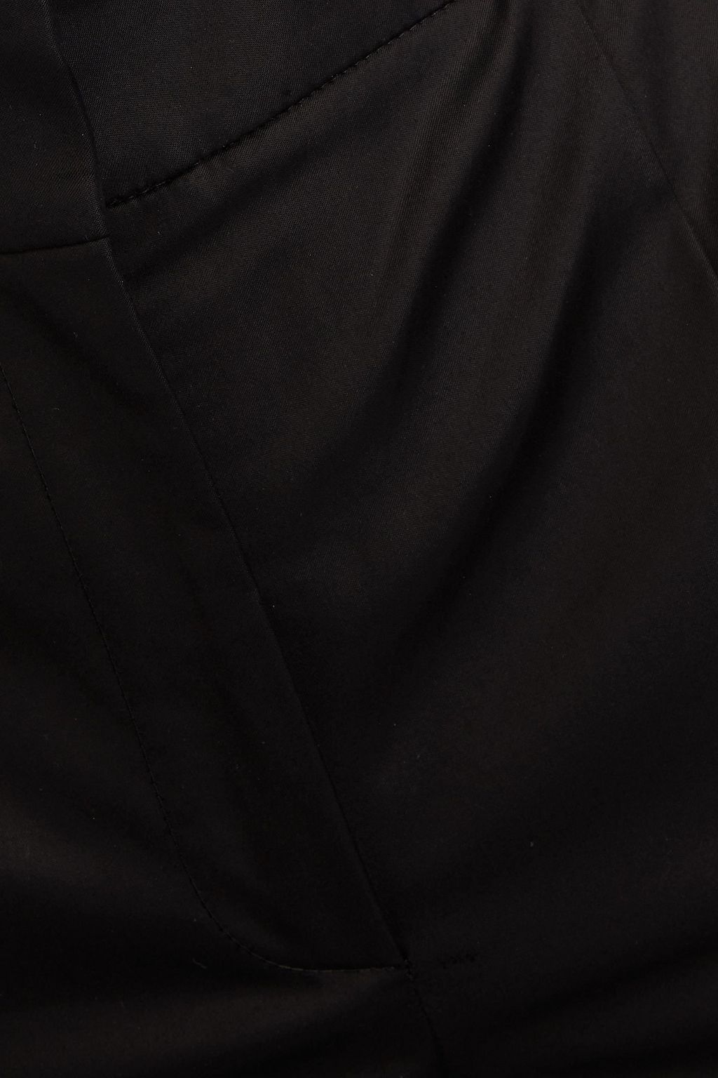 MOSCHINO Scalloped cotton-blend tapered pants