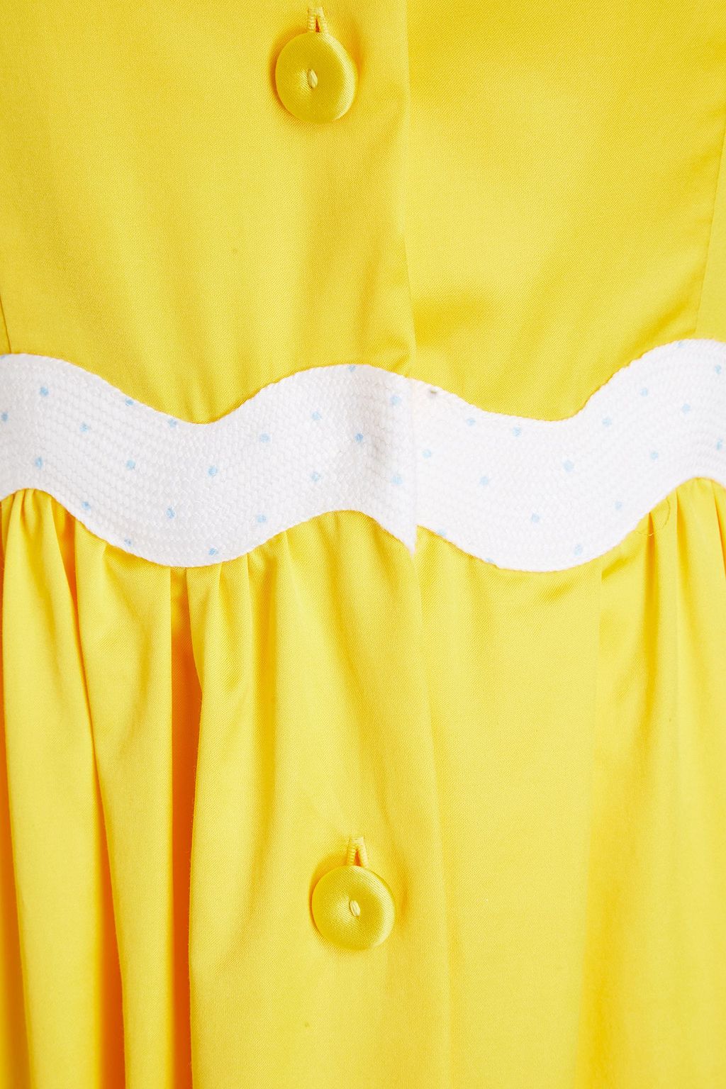 MOSCHINO Hemdkleid in Midilänge aus Popeline aus einer Baumwollmischung mit Raffung