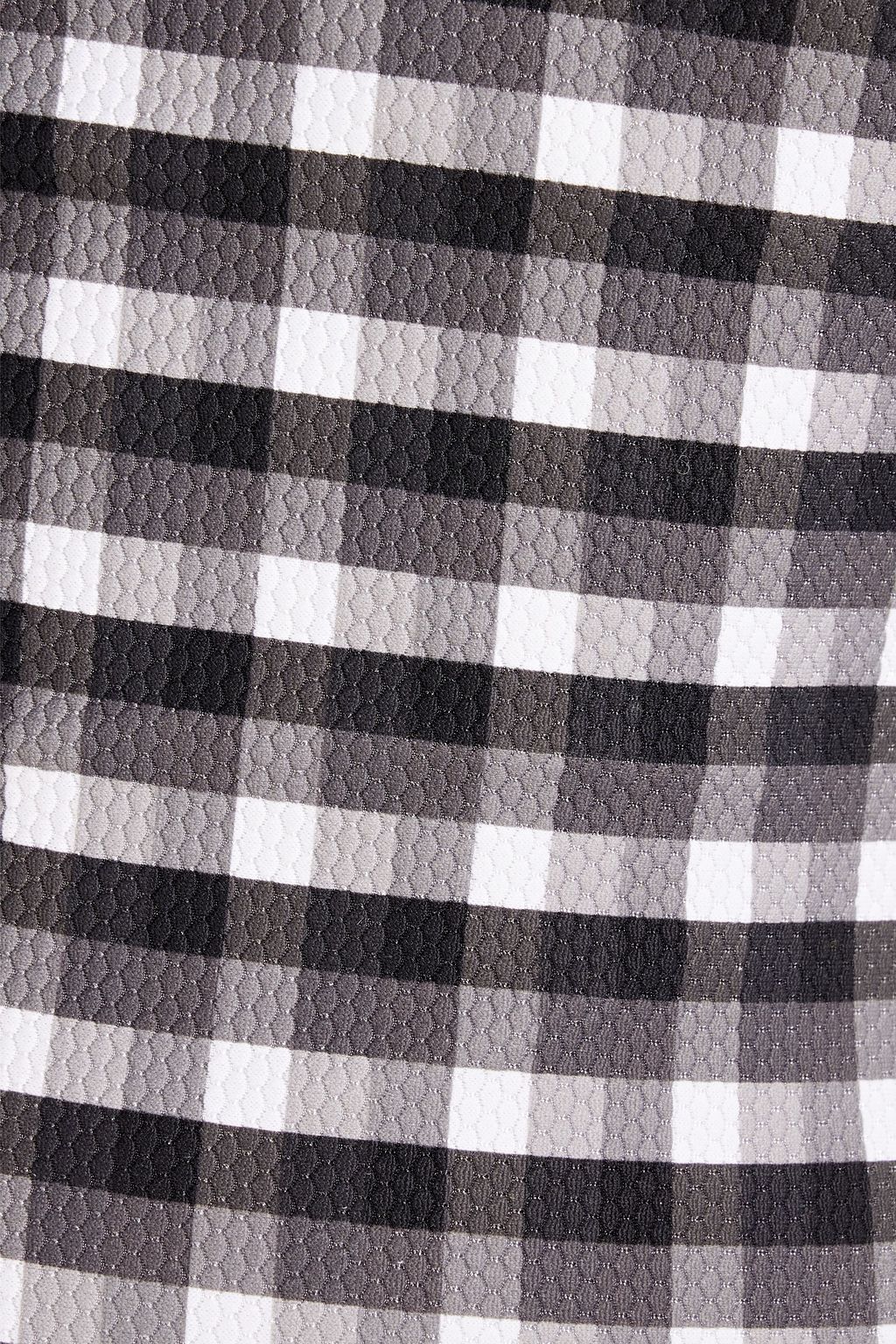 SEAFOLLY Portofino gingham stretch-jacquard swimsuit
