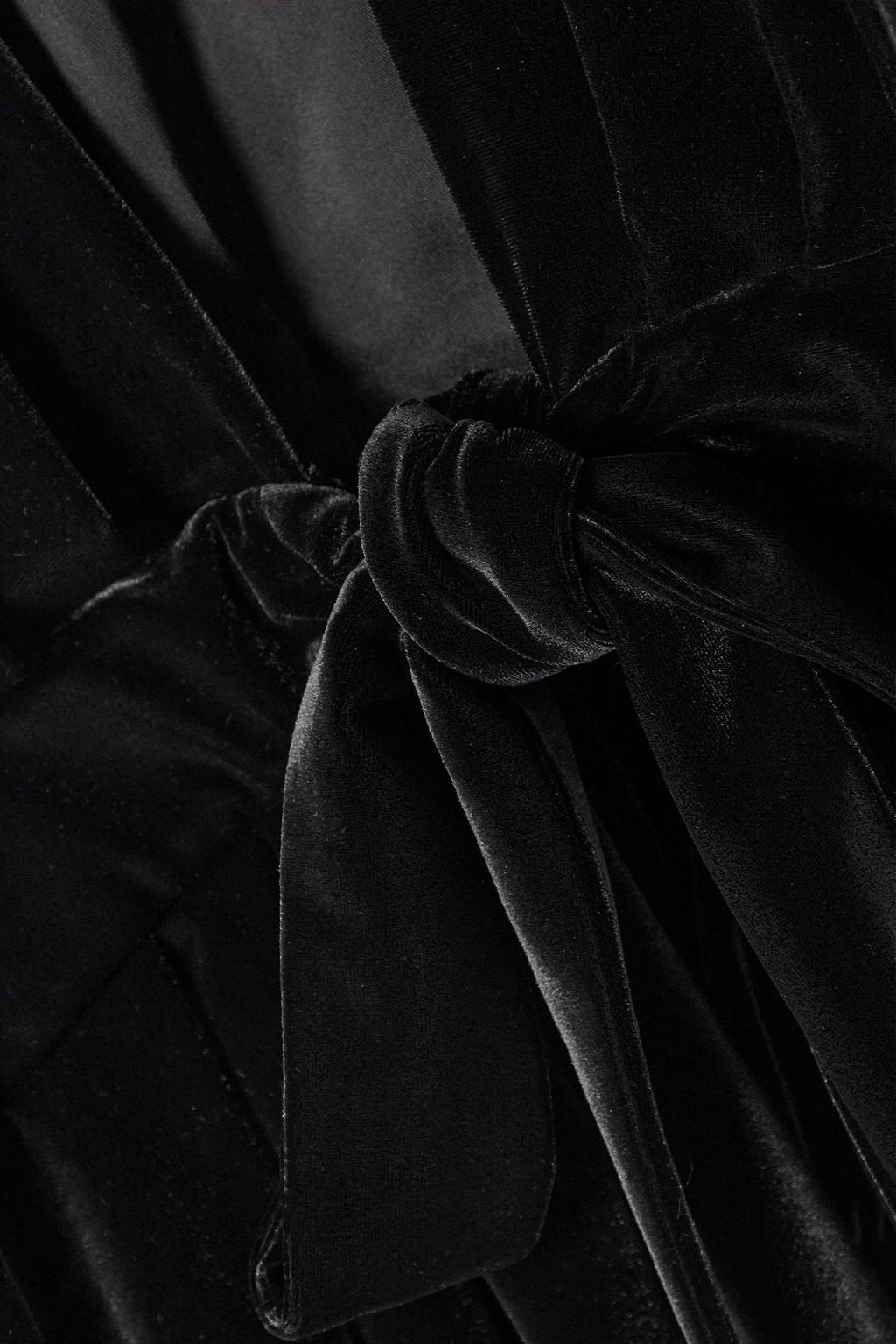 ALEXANDRE VAUTHIER Stretchvelvet wrap top THE