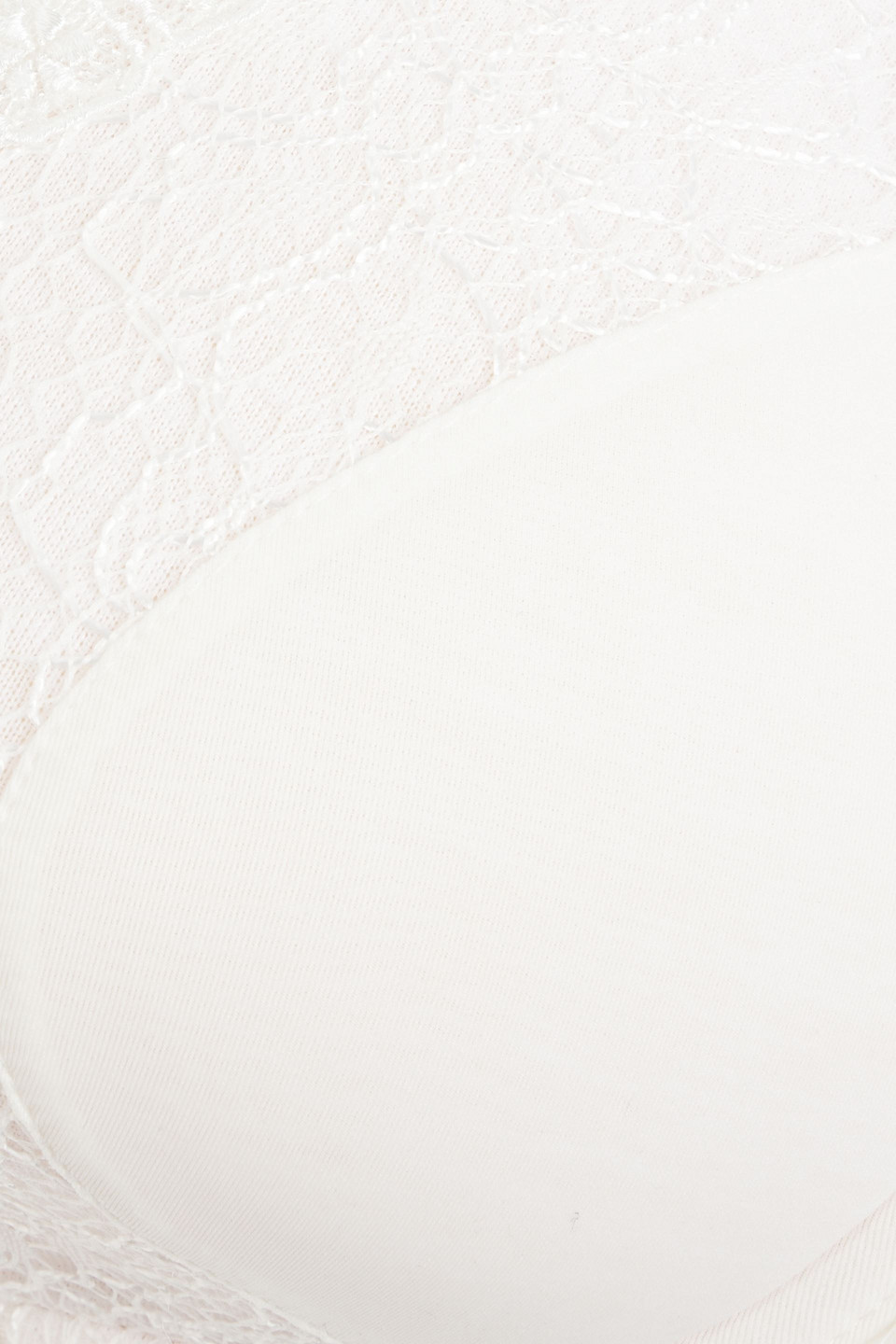 LA PERLA CORDED LACE AND STRETCH-JERSEY UNDERWIRED PUSH-UP BRA