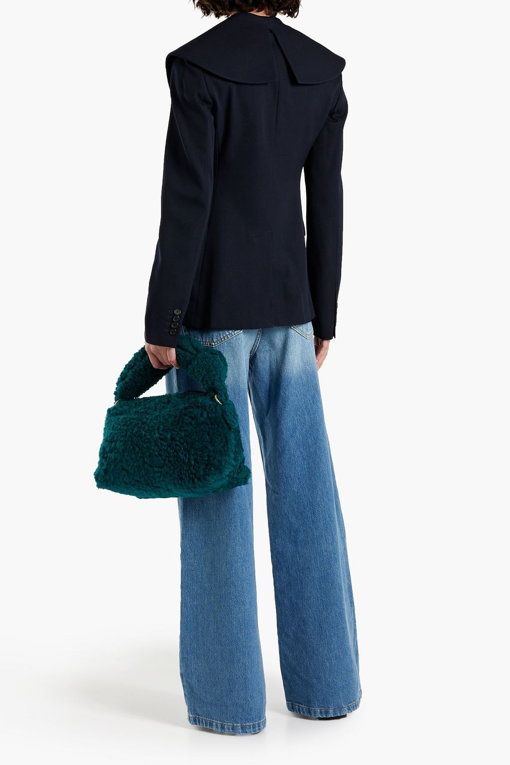 JW ANDERSON Double-breasted wool-twill blazer