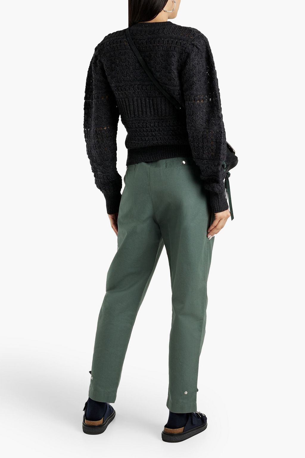 MARANT ÉTOILE Pippa crochet-knit wool-blend sweater