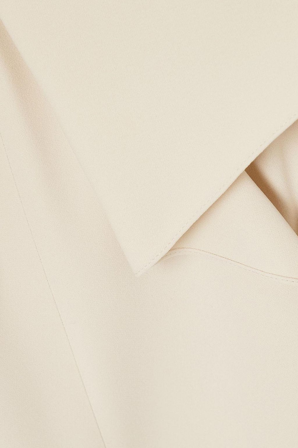 ROLAND MOURET Dolen draped crepe midi dress