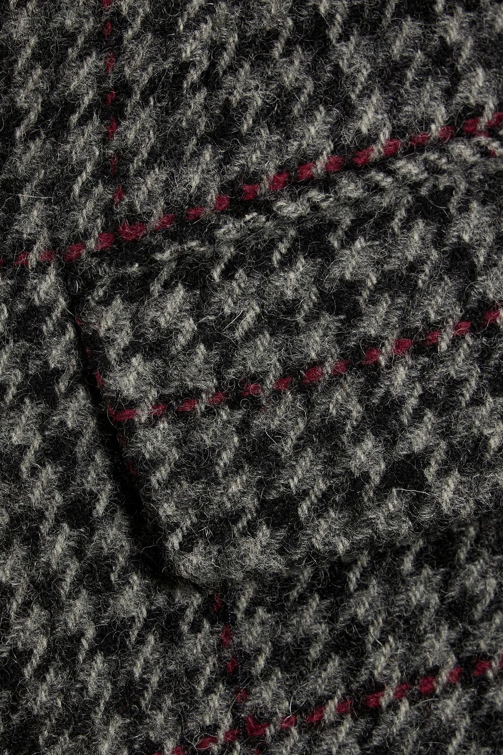 MARANT ÉTOILE Kaito oversized houndstooth wool-tweed blazer