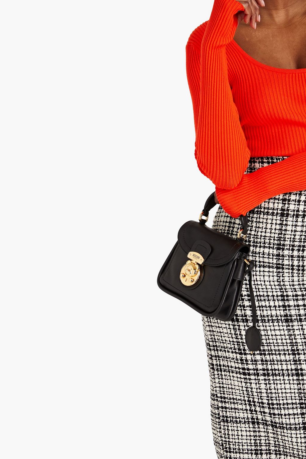 MOSCHINO Tote Bag aus Leder
