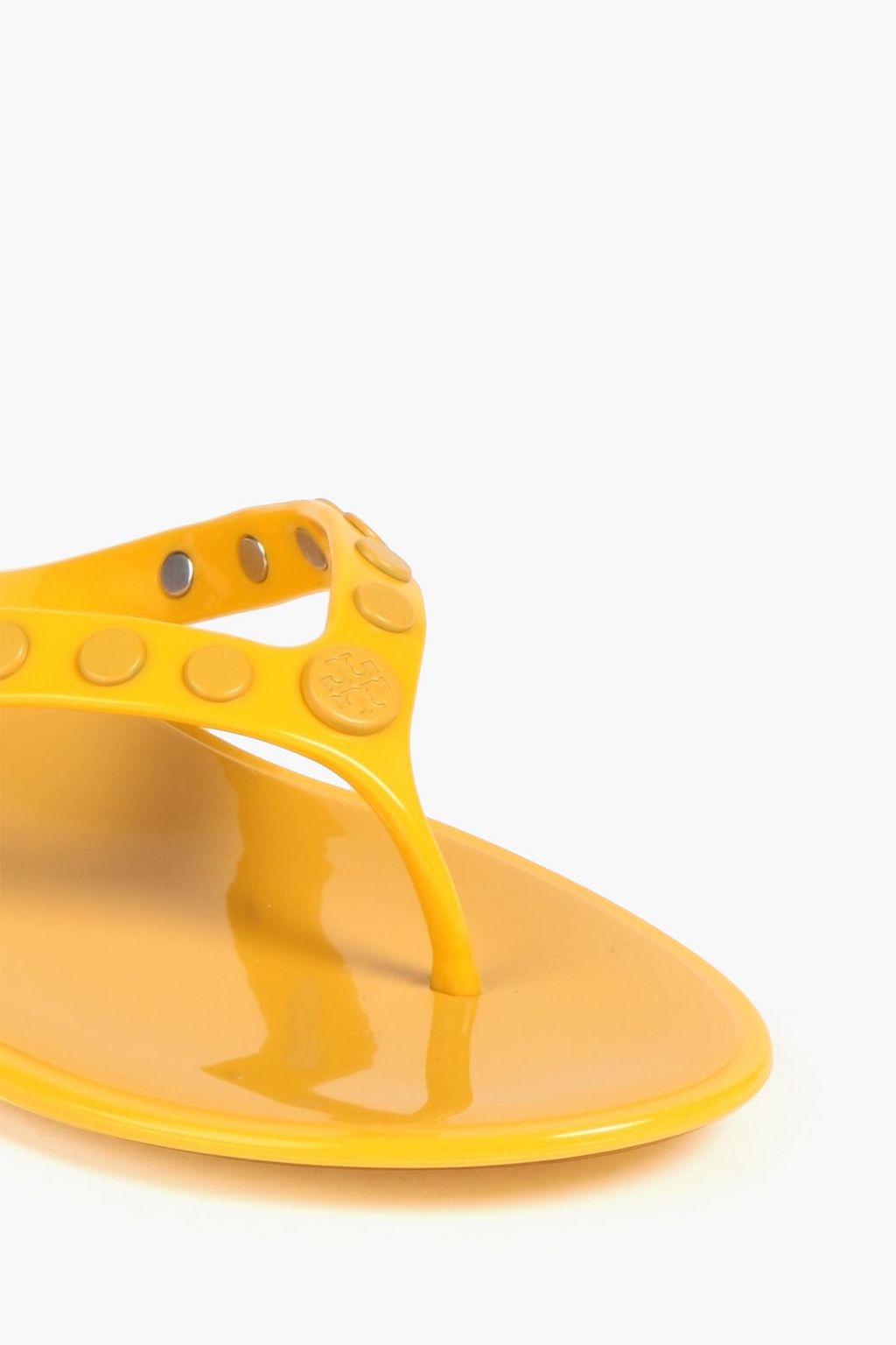 TORY BURCH Studded PVC flip flops
