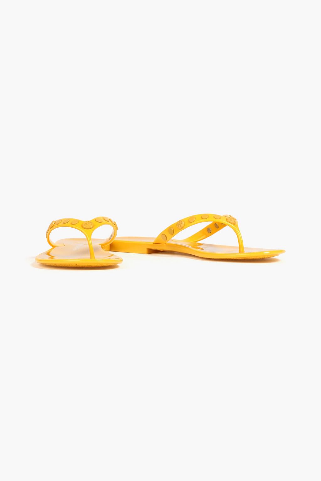 TORY BURCH Studded PVC flip flops