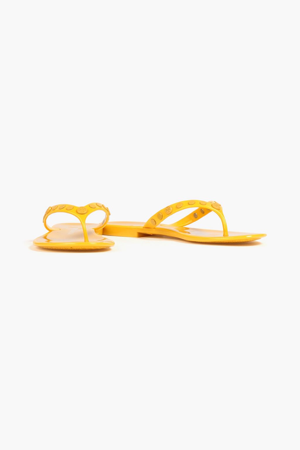 TORY BURCH Studded rubber flip flops | THE OUTNET